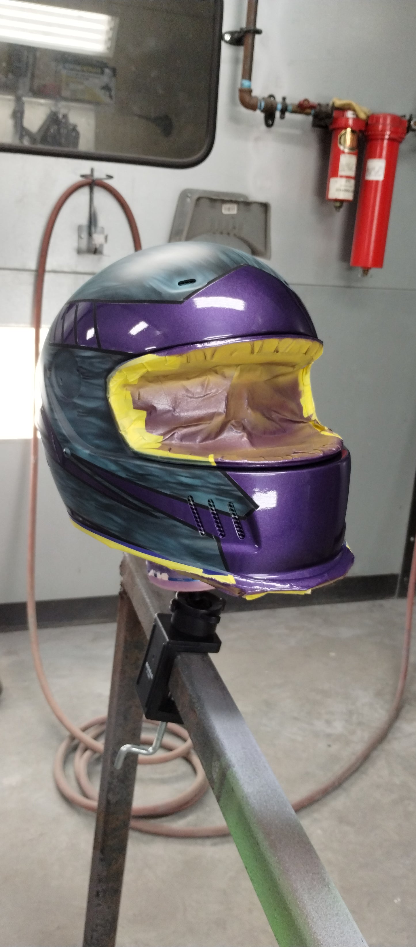 Custom Helmet Painting