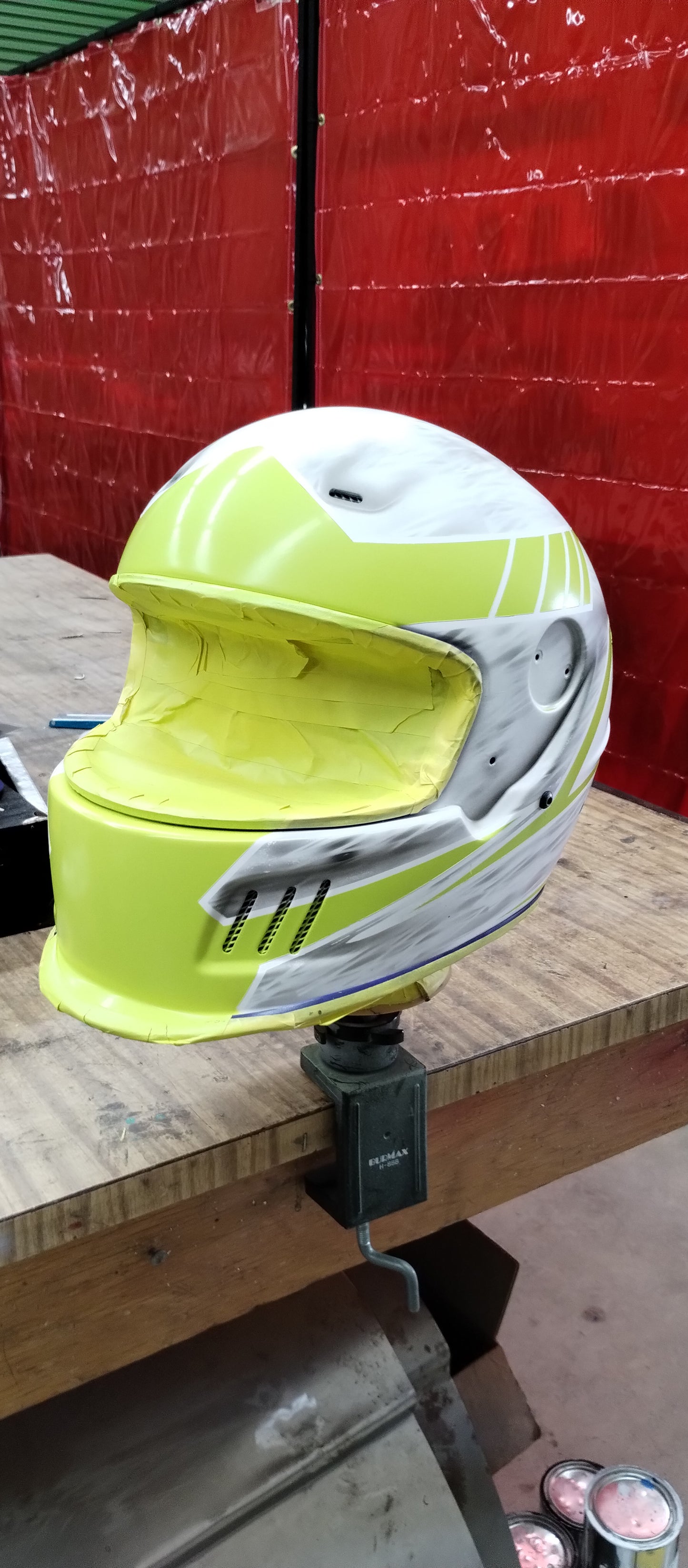 Custom Helmet Painting