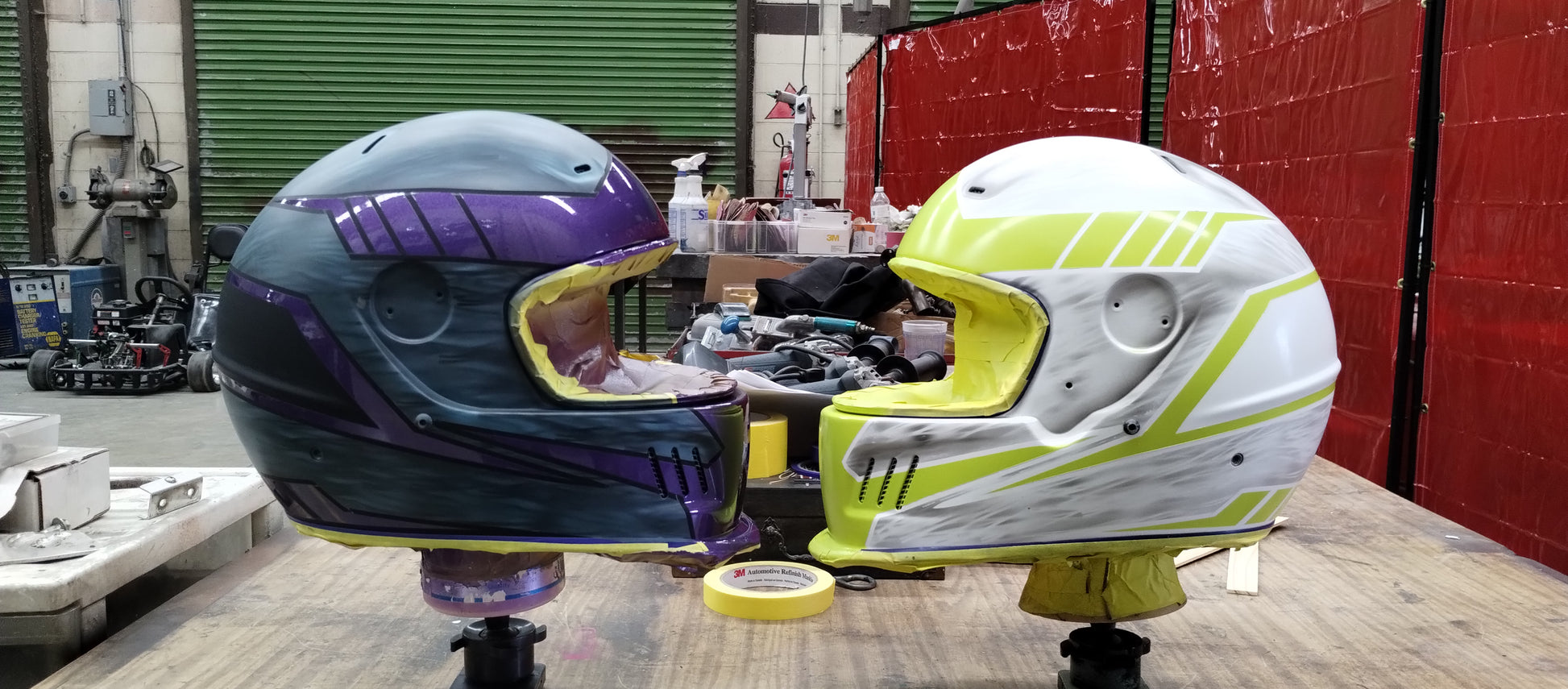 Custom Helmet Painting – Caylor Custom Karts, LLC Custom Helmet Painting – Caylor Custom Karts, LLC