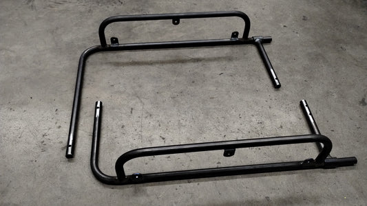 Adjustable flat and champ kart nerf bars