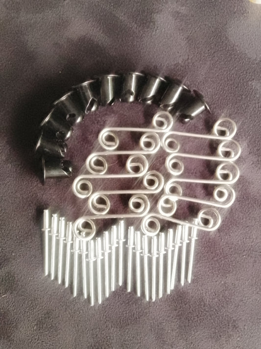 Dzus fastener kit for wedge nerf bars